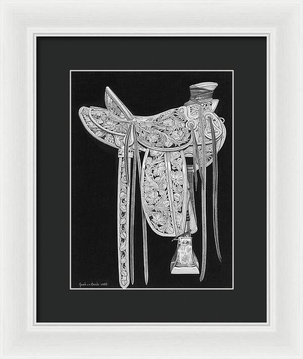 New Saddle - Framed Print