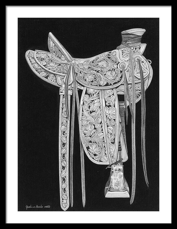 New Saddle - Framed Print