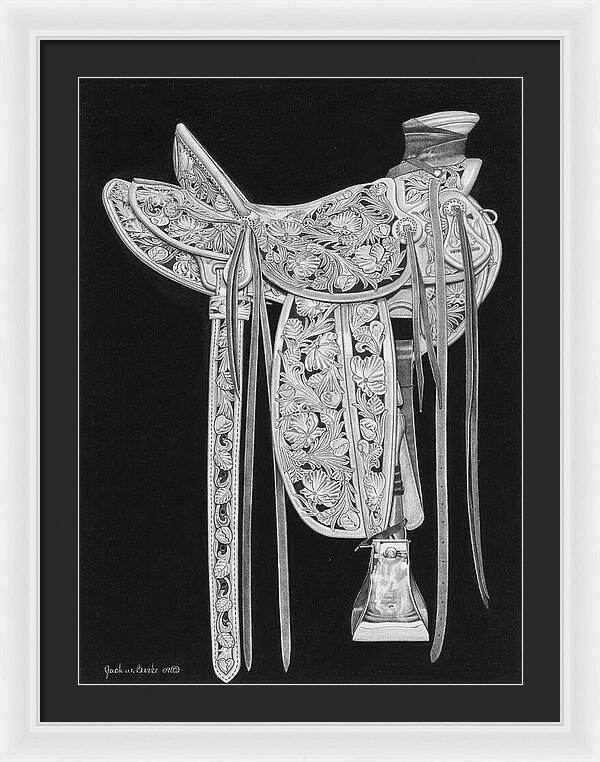 New Saddle - Framed Print