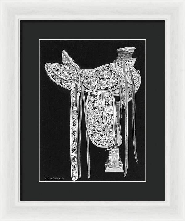 New Saddle - Framed Print
