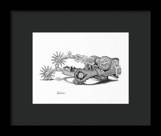 Spurs - Framed Print