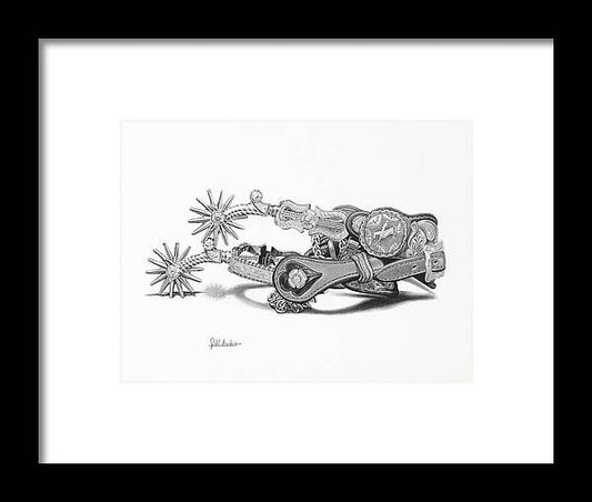 Spurs - Framed Print