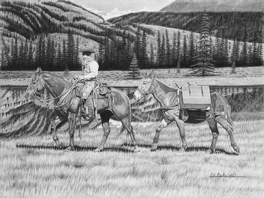 Still Day On The Trail - Art Print