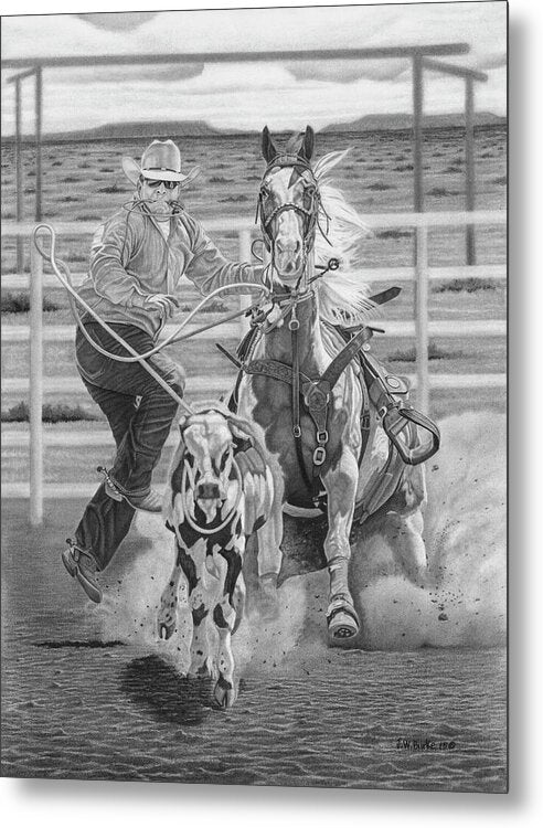 Stone Cold Throw - Metal Print