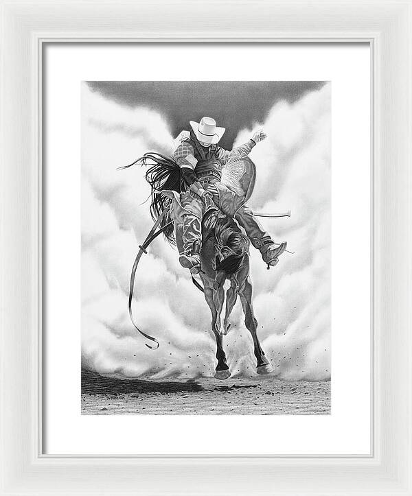 Storm a Brewing - Framed Print