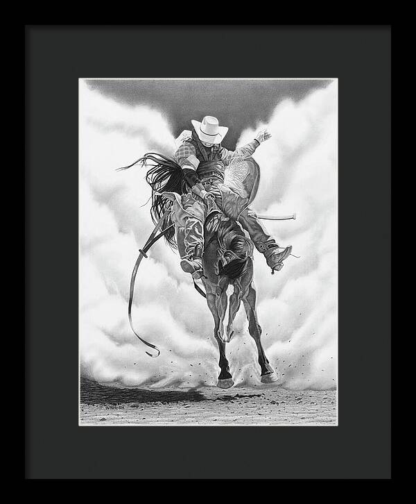 Storm a Brewing - Framed Print