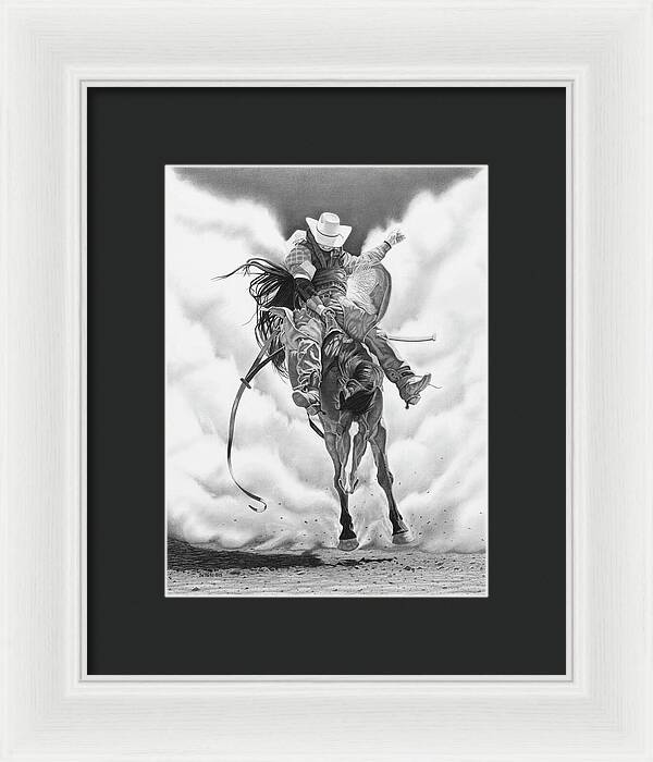 Storm a Brewing - Framed Print