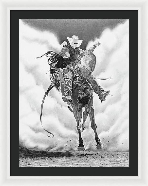 Storm a Brewing - Framed Print