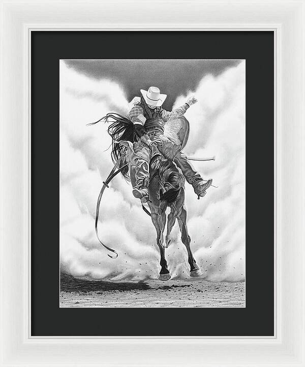 Storm a Brewing - Framed Print