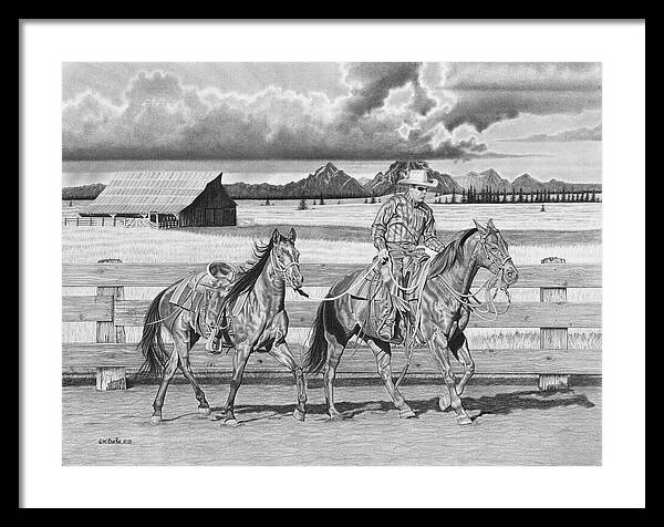 The Gift Named Storm - Framed Print