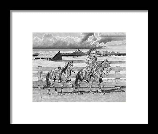 The Gift Named Storm - Framed Print