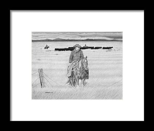 The Passing Storm - Framed Print