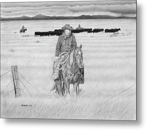 The Passing Storm - Metal Print