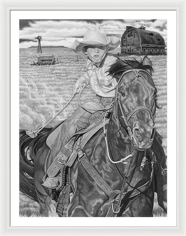 The Real Billy The Kid - Framed Print