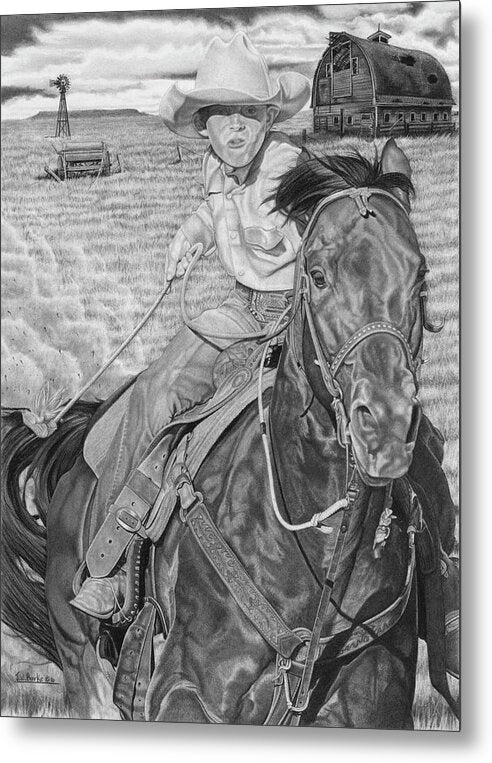 The Real Billy The Kid - Metal Print