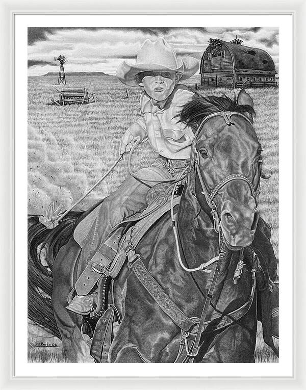 The Real Billy The Kid - Framed Print