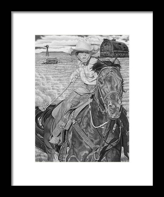 The Real Billy The Kid - Framed Print
