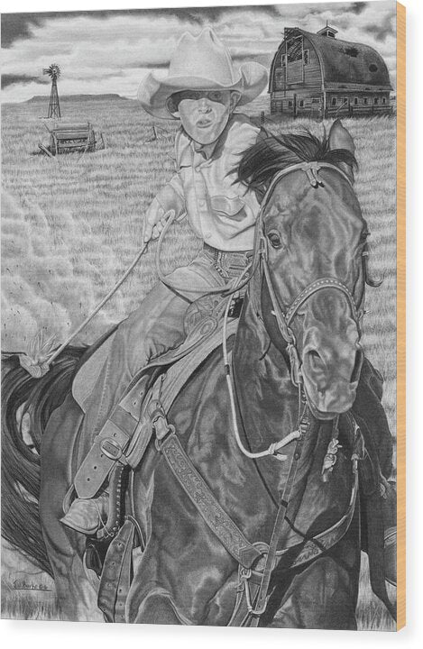 The Real Billy The Kid - Wood Print