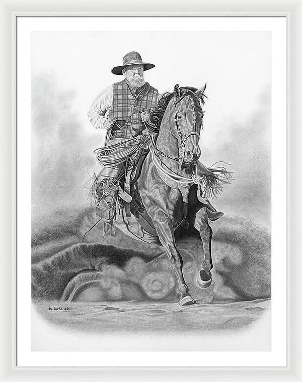 Trouble Up Ahead - Framed Print