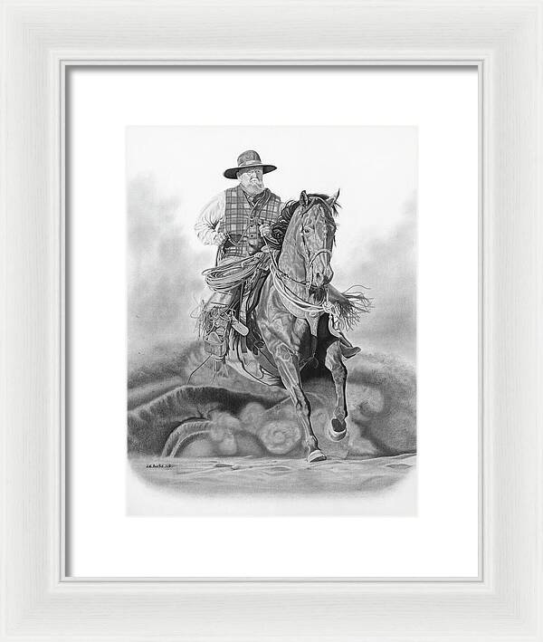 Trouble Up Ahead - Framed Print