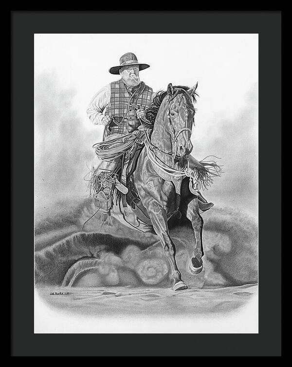 Trouble Up Ahead - Framed Print