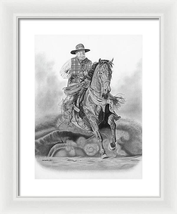 Trouble Up Ahead - Framed Print