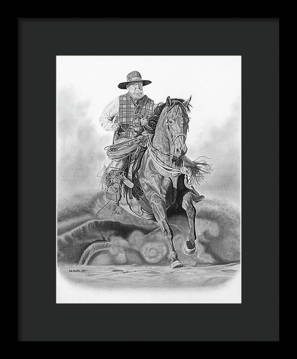 Trouble Up Ahead - Framed Print