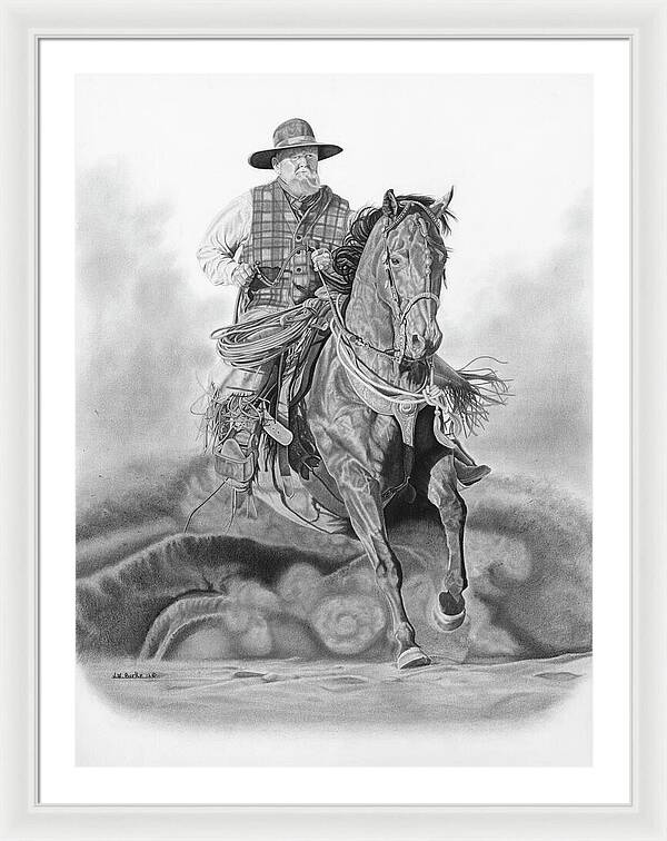 Trouble Up Ahead - Framed Print