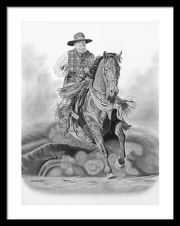 Trouble Up Ahead - Framed Print
