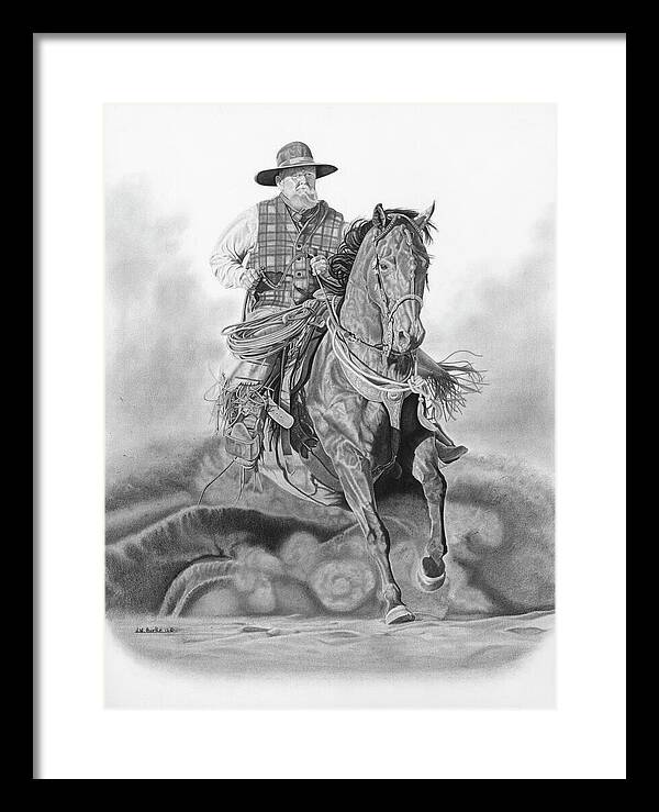 Trouble Up Ahead - Framed Print