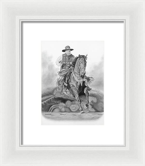 Trouble Up Ahead - Framed Print