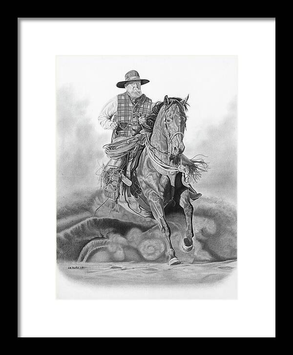 Trouble Up Ahead - Framed Print