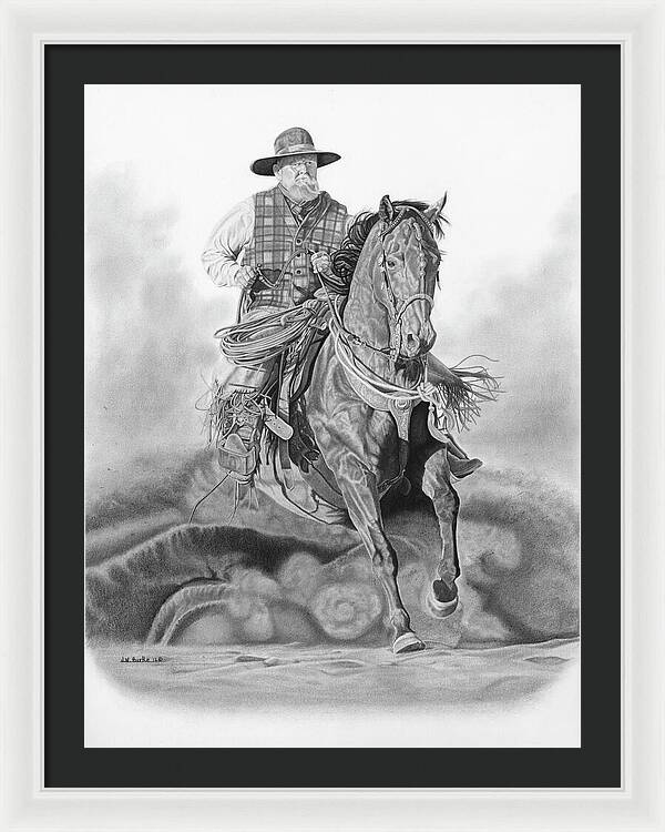Trouble Up Ahead - Framed Print