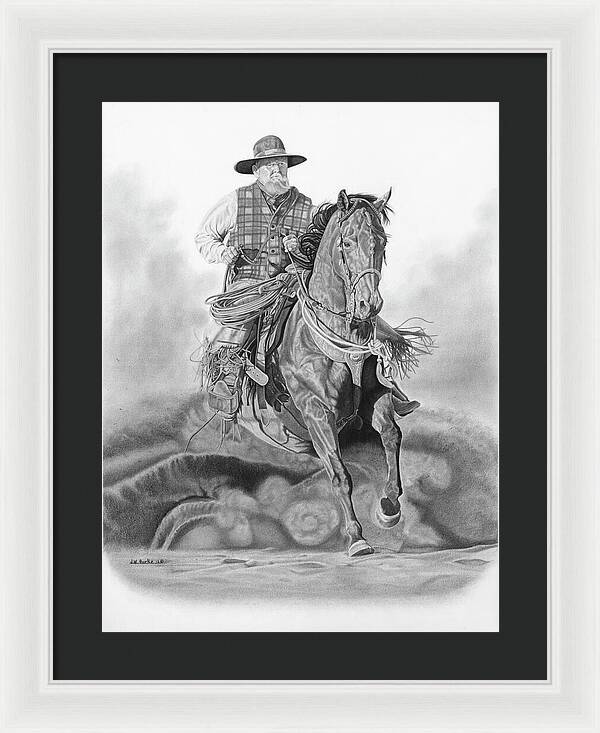 Trouble Up Ahead - Framed Print