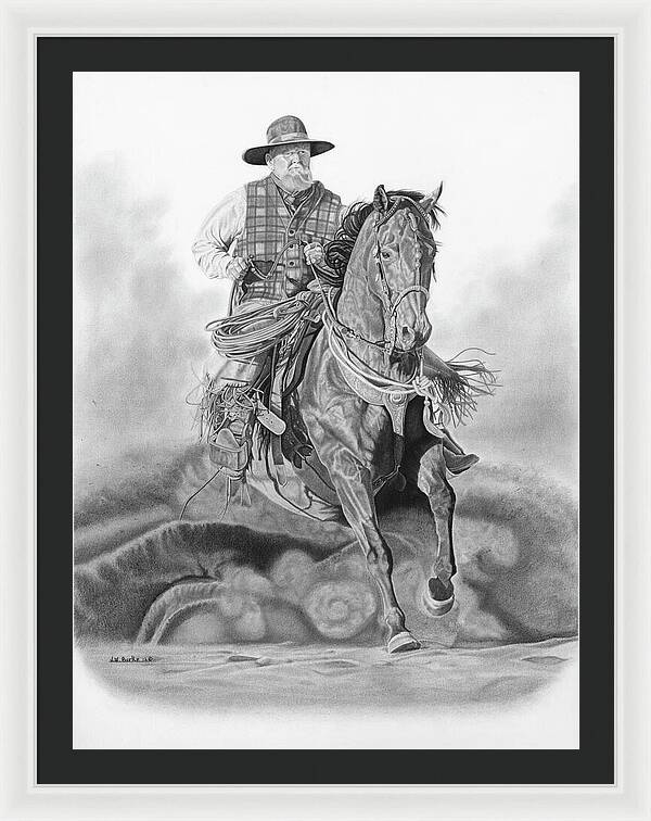 Trouble Up Ahead - Framed Print