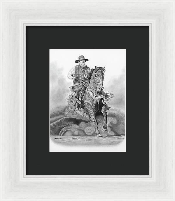 Trouble Up Ahead - Framed Print