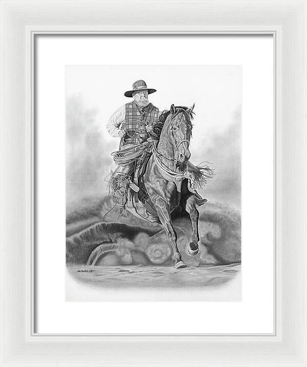 Trouble Up Ahead - Framed Print