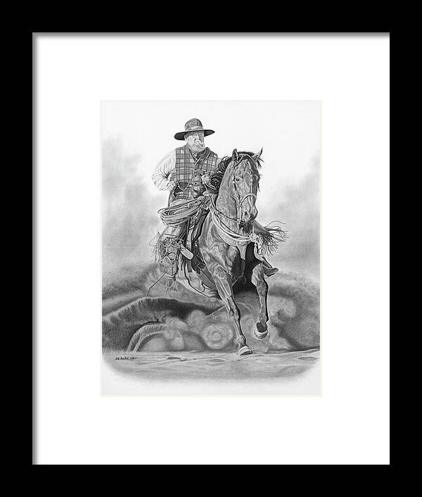 Trouble Up Ahead - Framed Print