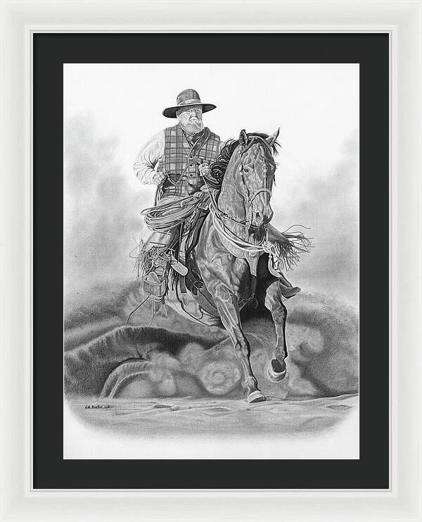 Trouble Up Ahead - Framed Print