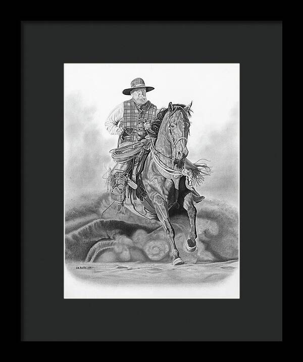 Trouble Up Ahead - Framed Print