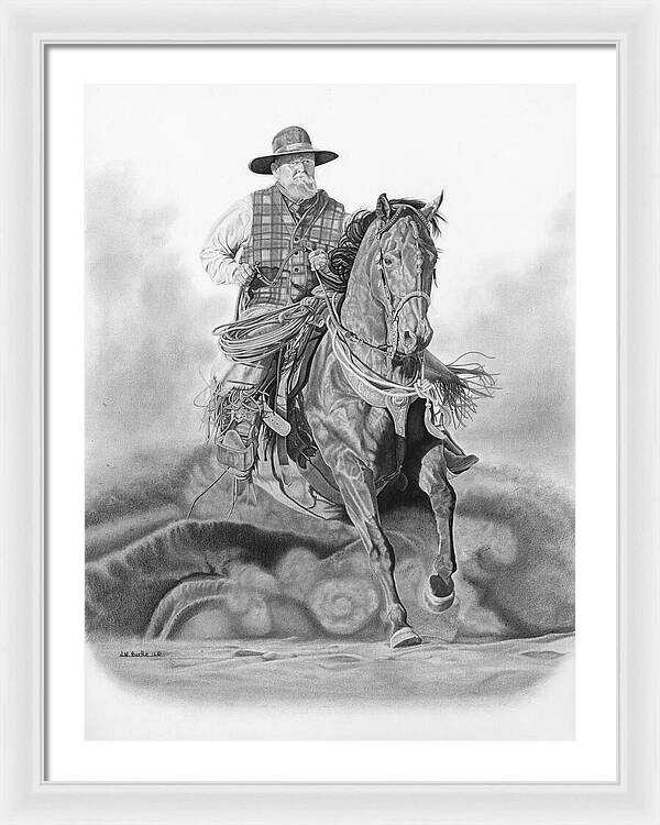 Trouble Up Ahead - Framed Print