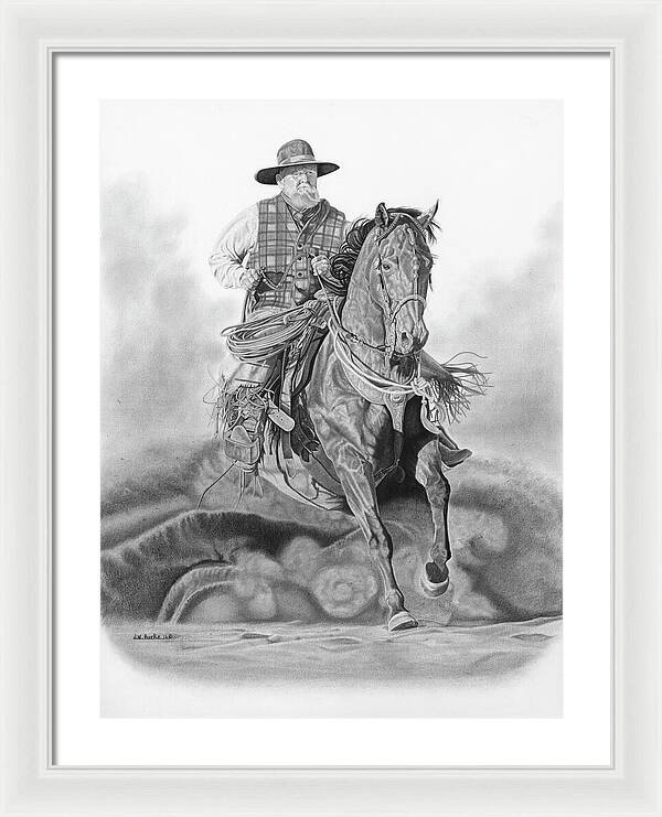 Trouble Up Ahead - Framed Print
