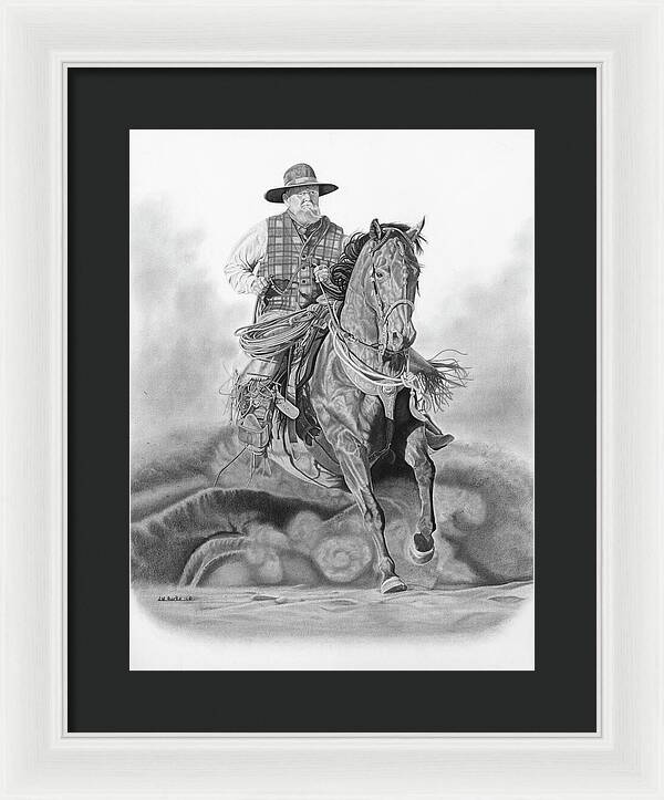 Trouble Up Ahead - Framed Print