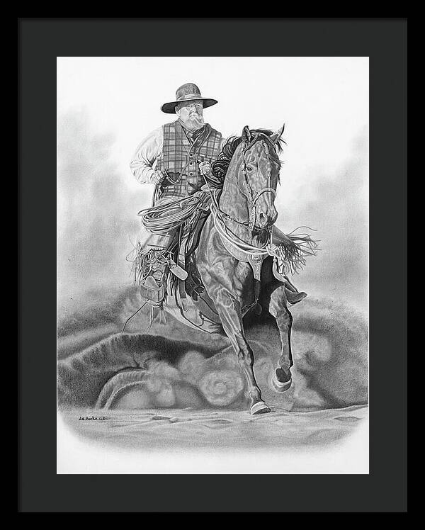 Trouble Up Ahead - Framed Print