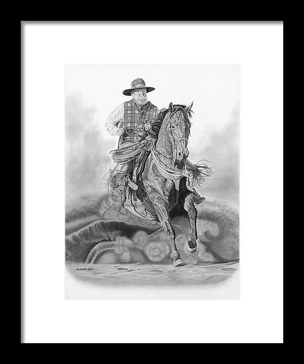 Trouble Up Ahead - Framed Print