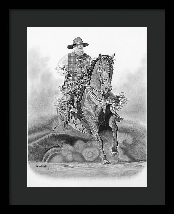 Trouble Up Ahead - Framed Print
