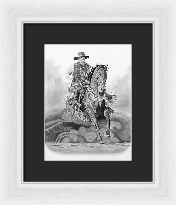 Trouble Up Ahead - Framed Print