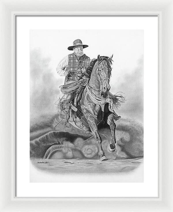 Trouble Up Ahead - Framed Print