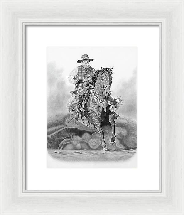 Trouble Up Ahead - Framed Print