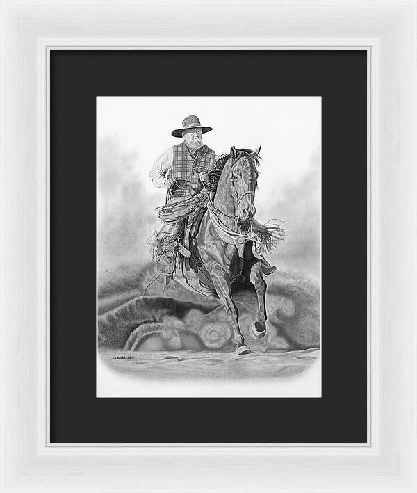 Trouble Up Ahead - Framed Print